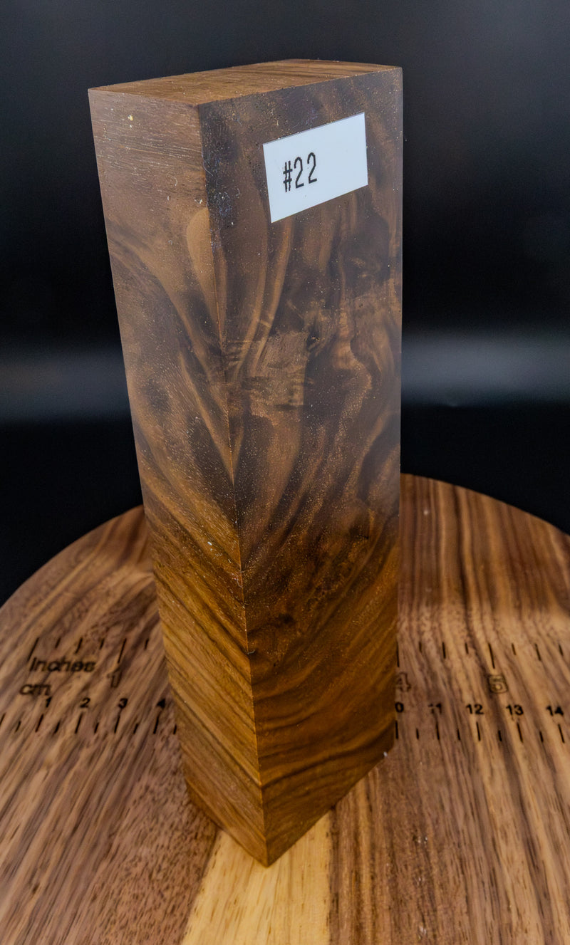 Claro Walnut (Stabilized) #22