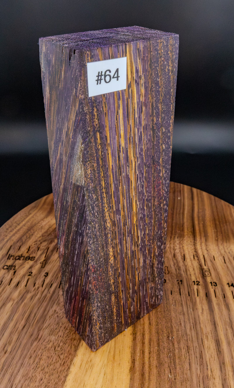 Zebra Wood (Stabilized) #64